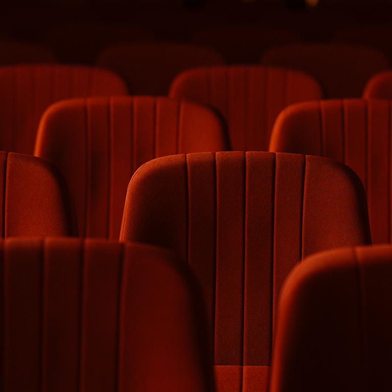 Full Frame Shot Of Empty Chairs